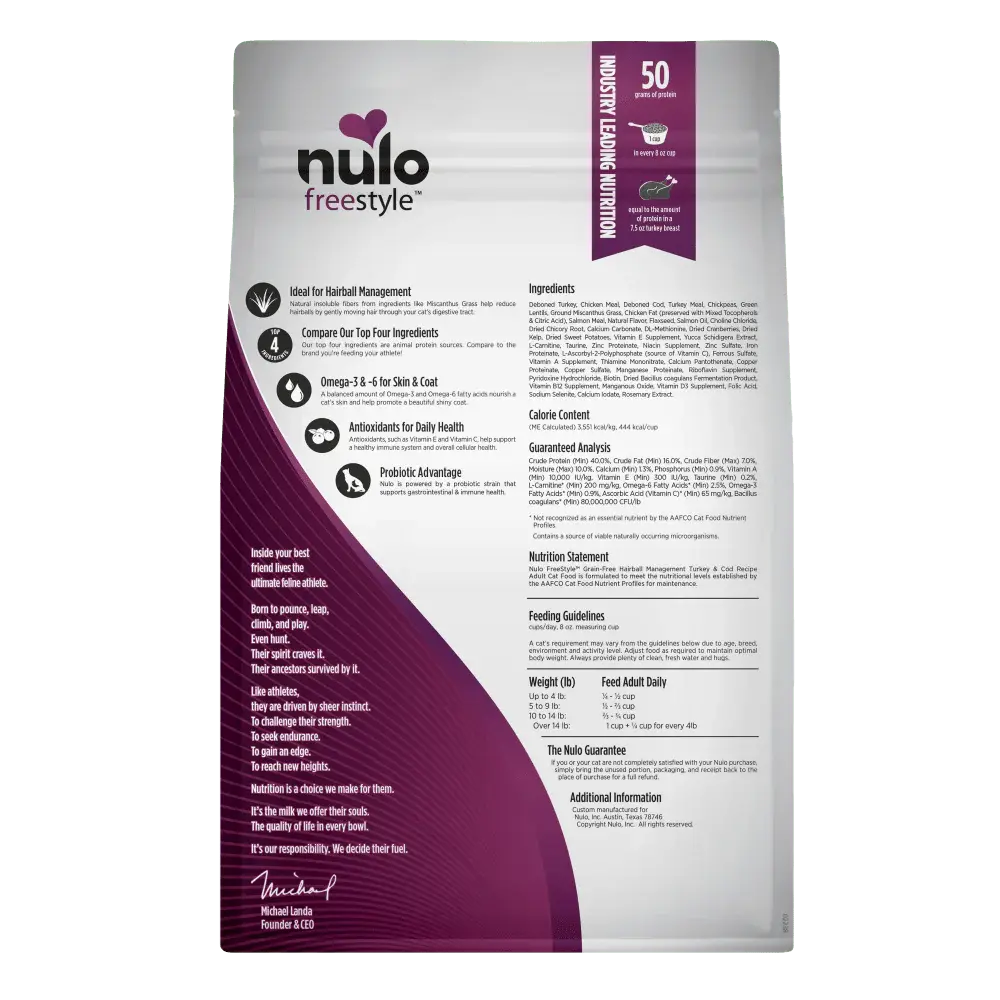 NULO CAT HAIRBALL MANAGEMENT