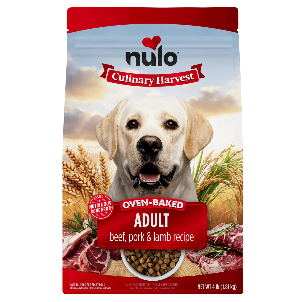 Nulo Culinary Harvest Beef, Pork & Lamb Recipe Dry Dog Food