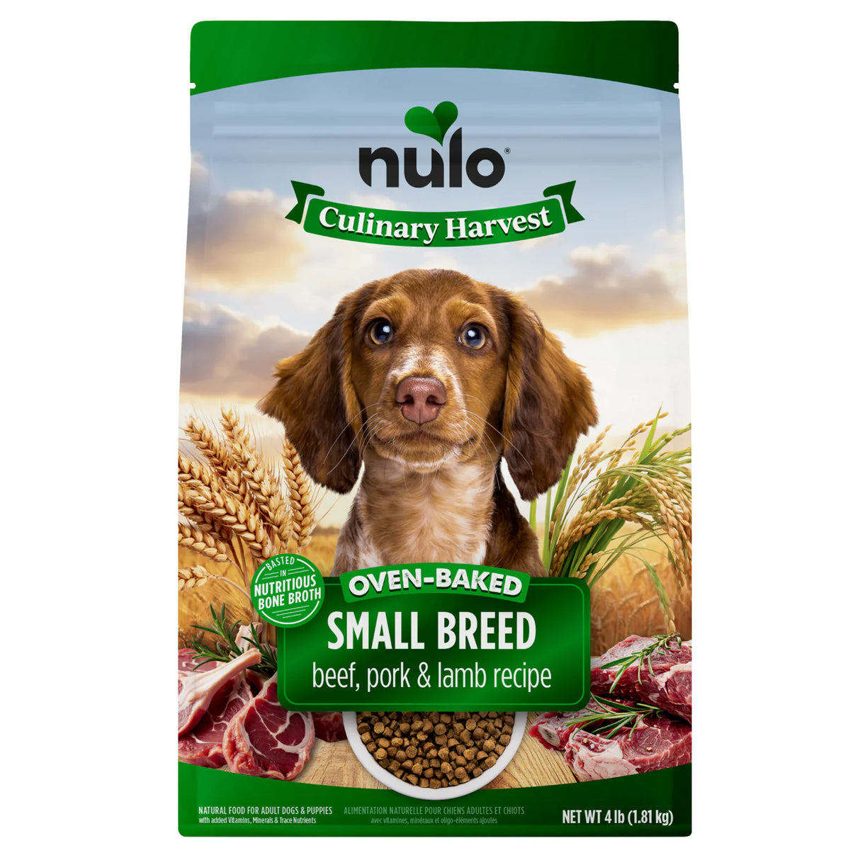Nulo Culinary Harvest Baked Small Breed Beef, Pork & Lamb Recipe Dry Dog Food
