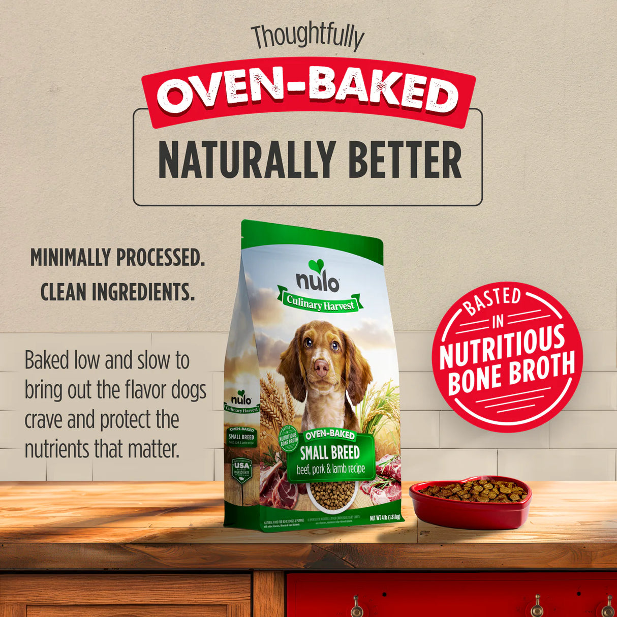Nulo Culinary Harvest Baked Small Breed Beef, Pork & Lamb Recipe Dry Dog Food