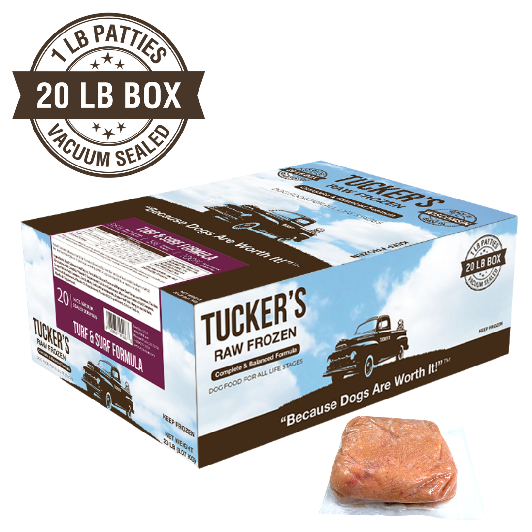 Tucker's Turf & Surf Frozen Raw Food for Dogs