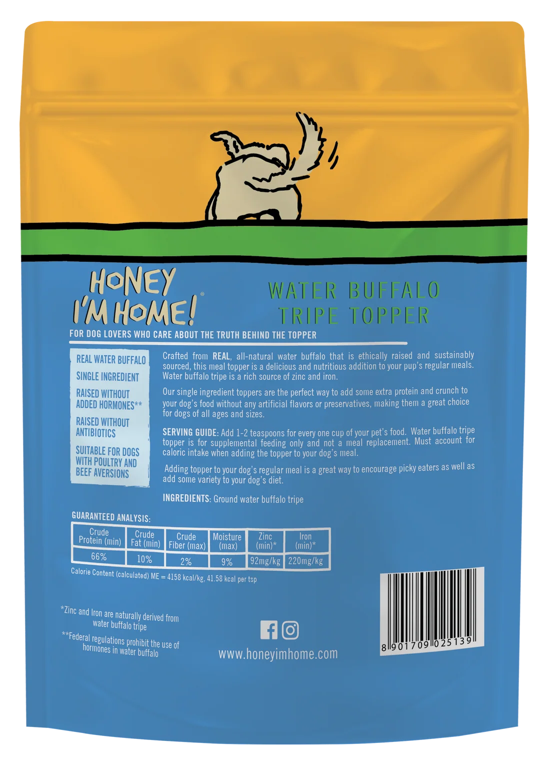 Honey I'm Home Buffalo Meal Toppers