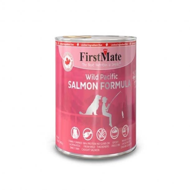 FIRSTMATE DOG CAN WILD PACIFIC SALMON LID 12OZ