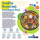 Sodapup Honeycomb Slow Feed Enrichment Bowl