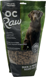 OC RAW FREEZE DRIED DUCK AND PRODUCE
