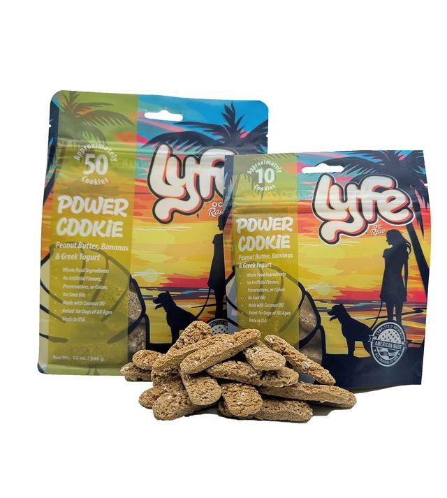 OC RAW LYFE POWER COOKIES PEANUT BUTTER, BANANA, AND GREEK YOGURT 2.3OZ