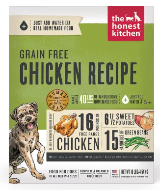 HONEST KITCHEN DEHYDRATED GRAIN FREE CHICKEN