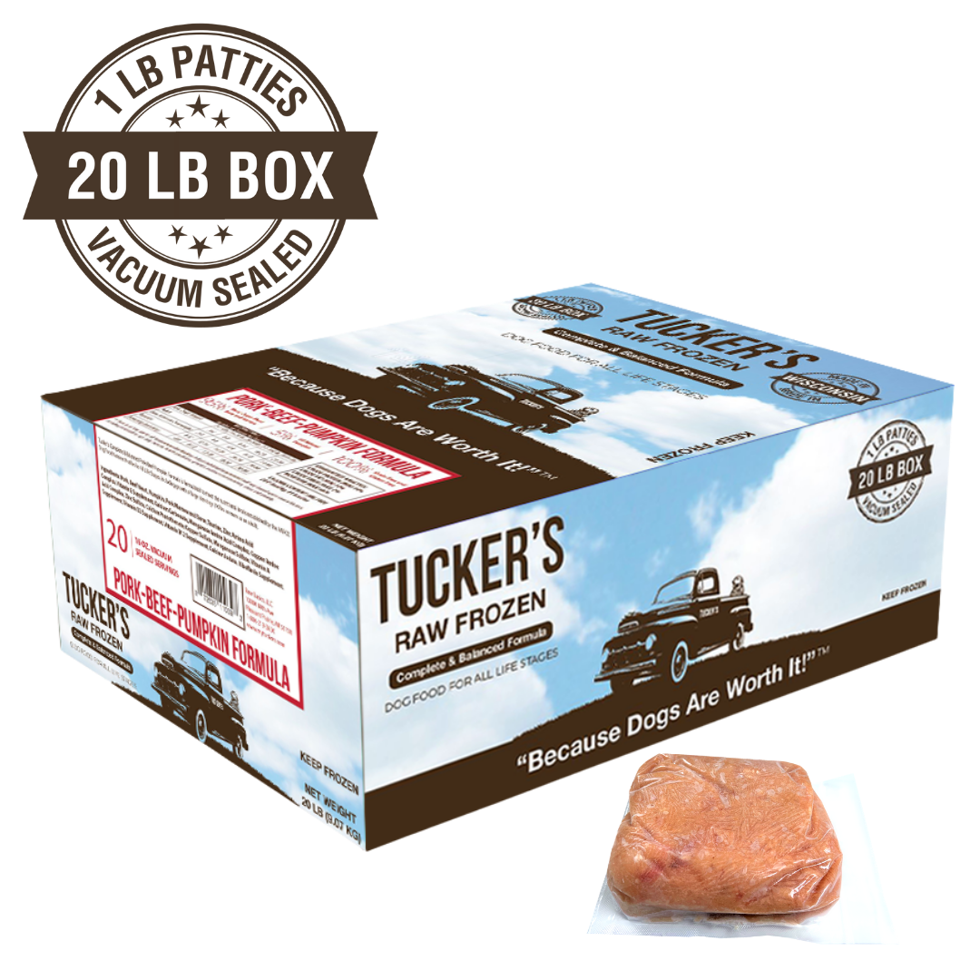 Tucker's Pork, Beef, and Pumpkin Frozen Raw Dog Food
