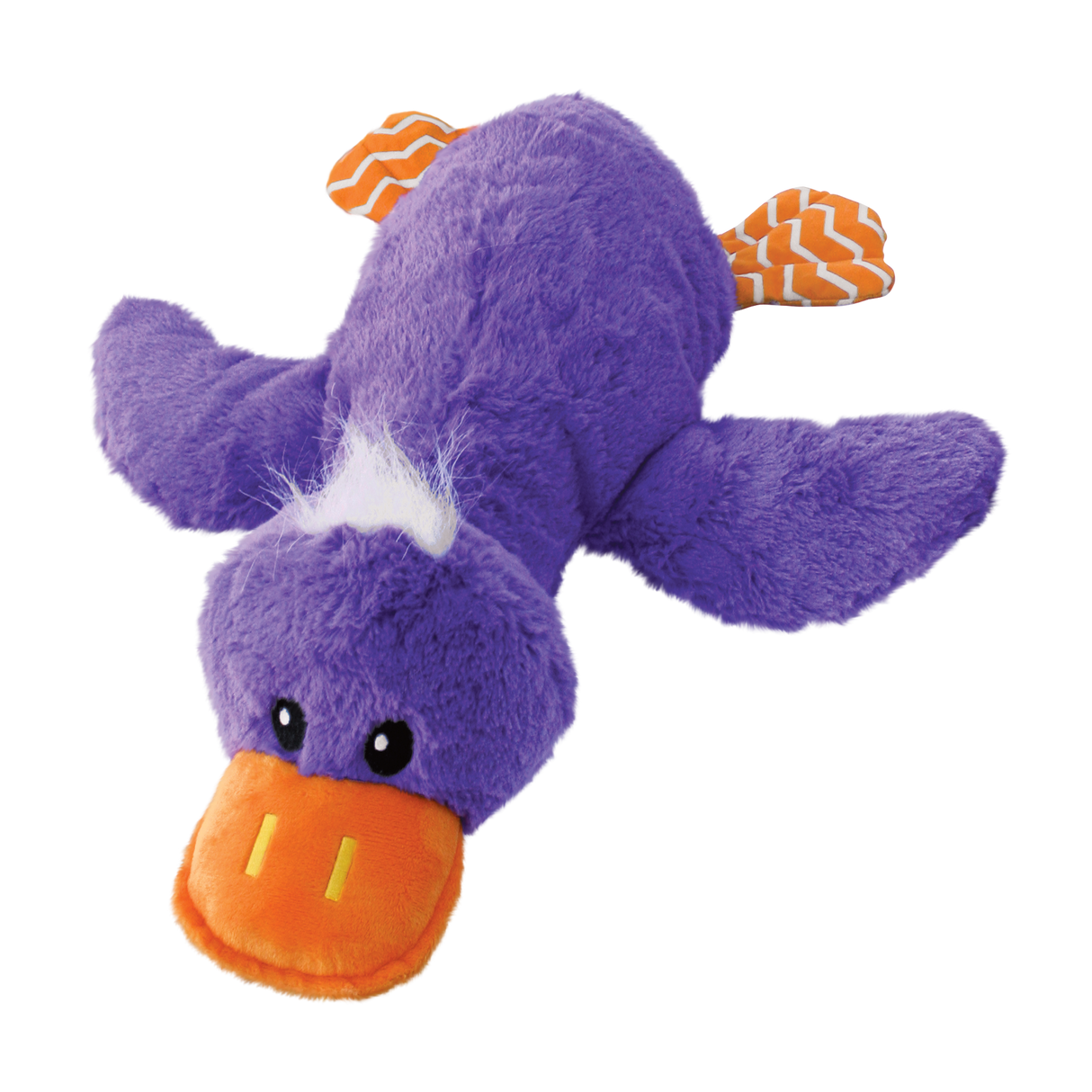 KONG Comfort Jumbo Squeaky Duck Plush Dog Toy, Assorted Colors