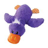 KONG Comfort Jumbo Squeaky Duck Plush Dog Toy, Assorted Colors