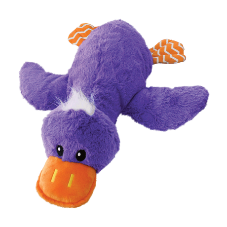 KONG Comfort Jumbo Squeaky Duck Plush Dog Toy, Assorted Colors