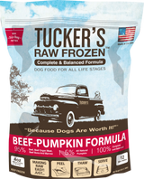 Tucker's Beef and Pumpkin Frozen Raw Dog Food