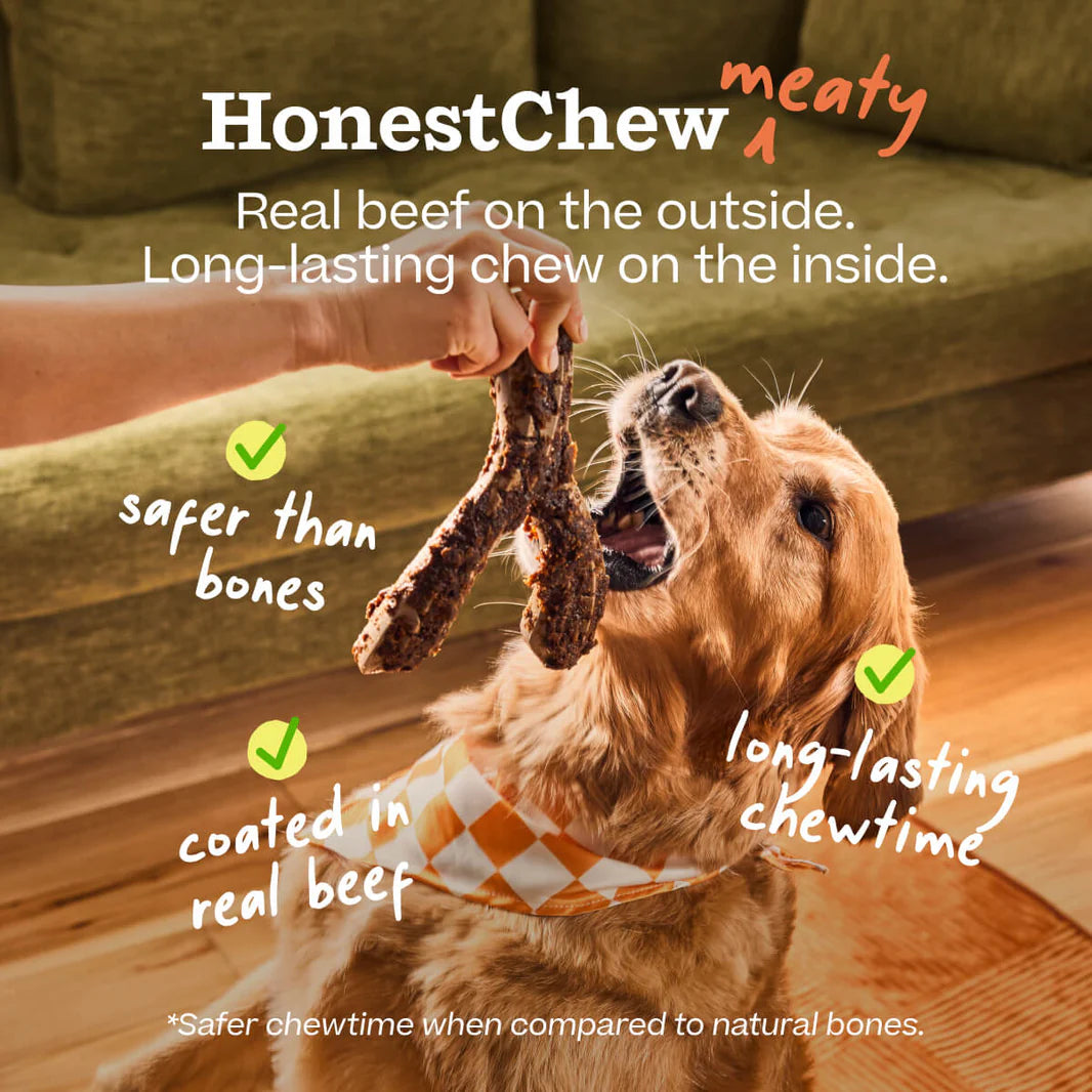 Woof HonestChew Meaty Antler