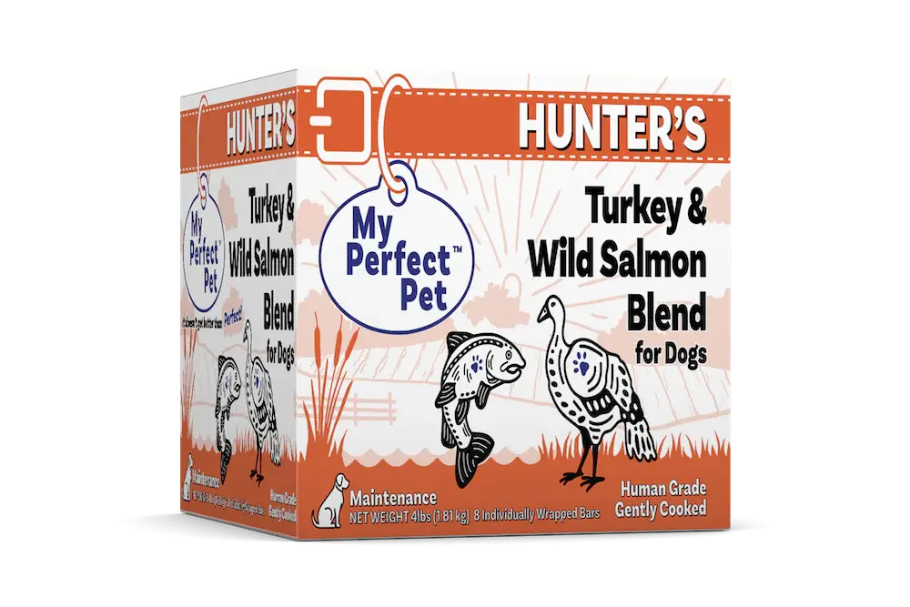 MY PERFECT PET FROZEN DOG HUNTERS TURKEY AND SALMON 4LB