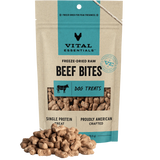 VITAL ESSENTIALS FREEZE-DRIED BEEF BITES DOG TREATS 2.3OZ