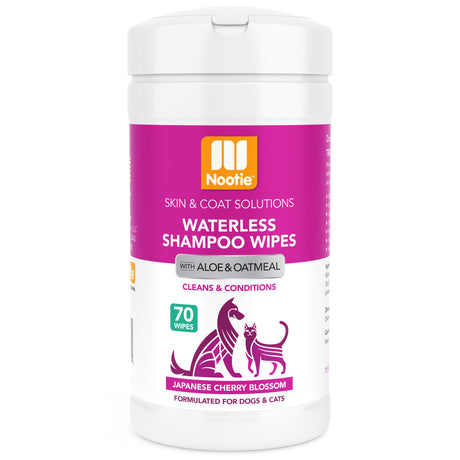 Nootie Japanese Cherry Blossom Waterless Shampoo Wipes