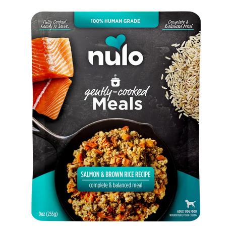 NULO GENTLY COOKED SALMON AND BROWN RICE 9OZ