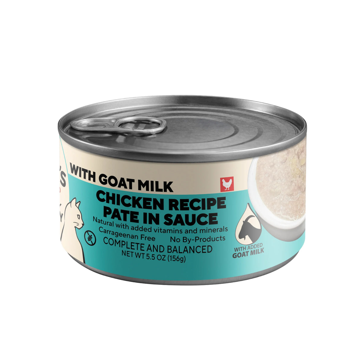 Dave's Naturally Healthy Chicken Recipe Pate in Sauce with Goat Milk / 5.5 oz