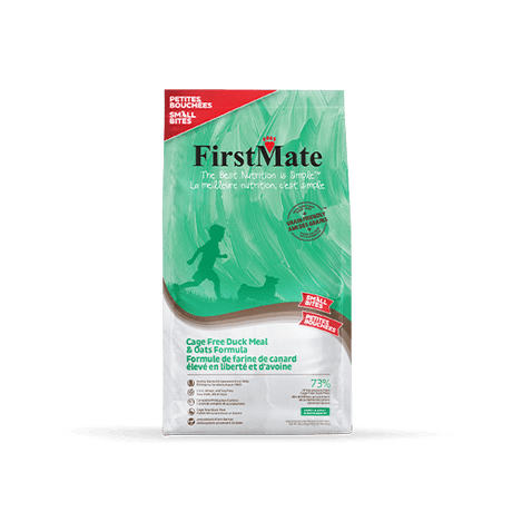 FirstMate cage-free duck and oats small bites food bag
