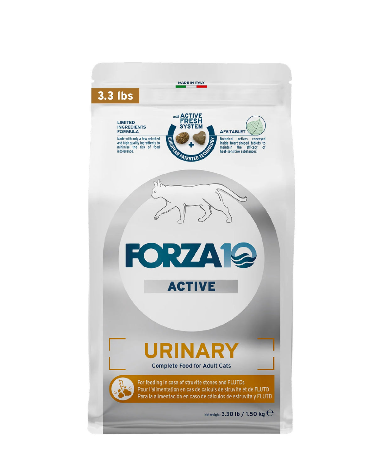 Forza10 Urinary Dry Cat Food for UTI Support, Fish Flavor