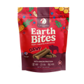 Earthborn EarthBites chewy bison protein dog treat pouch, red front with logo