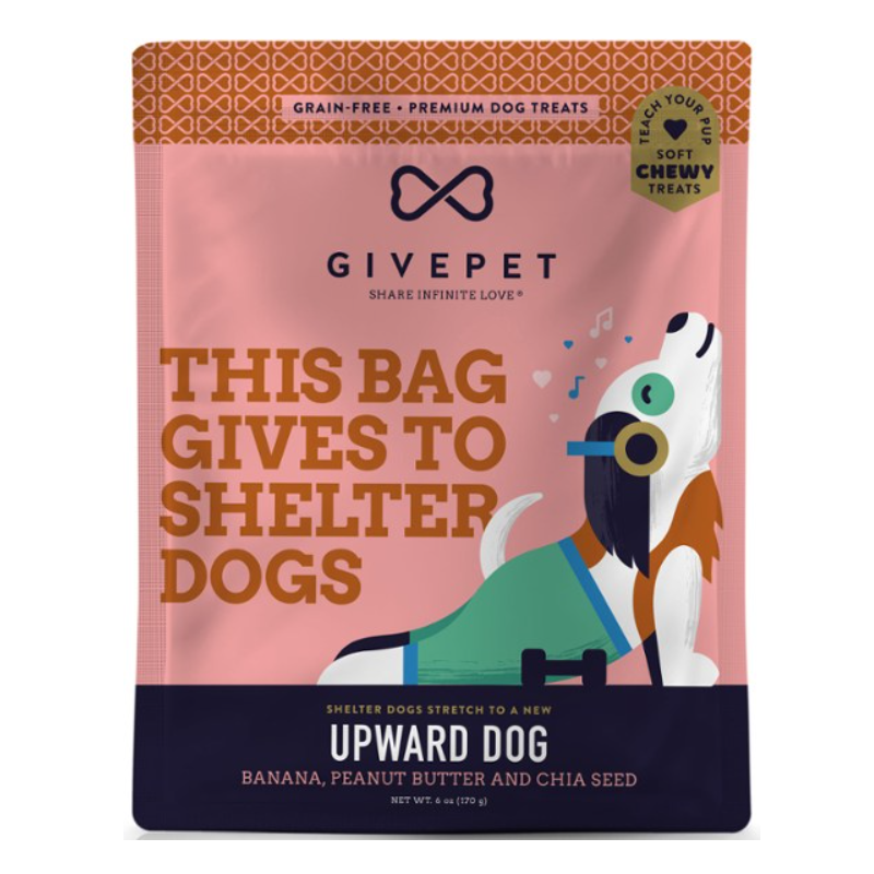GIVEPET UPWARD DOG SOFT TREAT 6OZ
