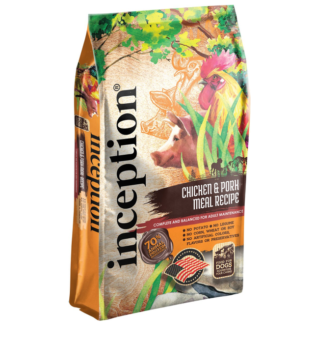 INCEPTION DOG FOOD CHICKEN AND PORK