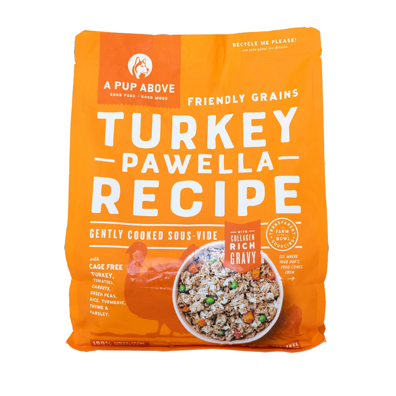 A PUP ABOVE FROZEN TURKEY PAWELLA