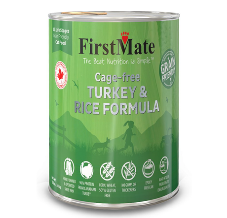 FIRSTMATE DOG CAN TURKEY AND RICE 12OZ