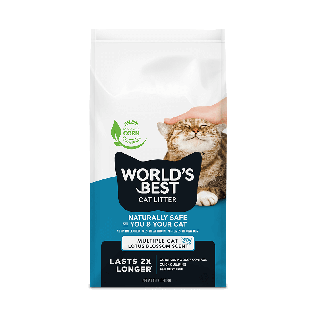 WORLD'S BEST CAT LITTER MULTIPLE CAT LOTUS BLOSSOM SCENT