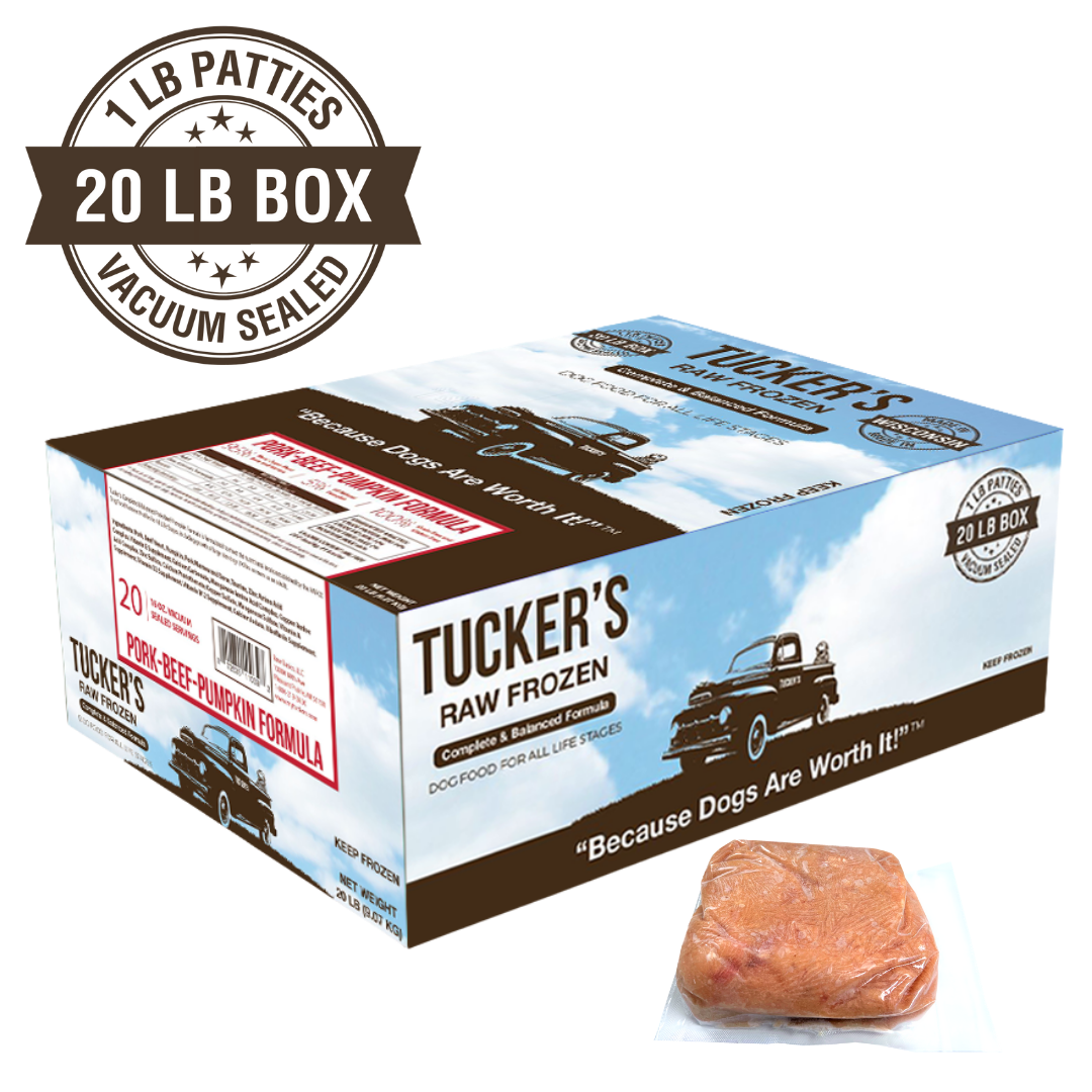 Tucker's Pork, Beef, and Pumpkin Frozen Raw Dog Food