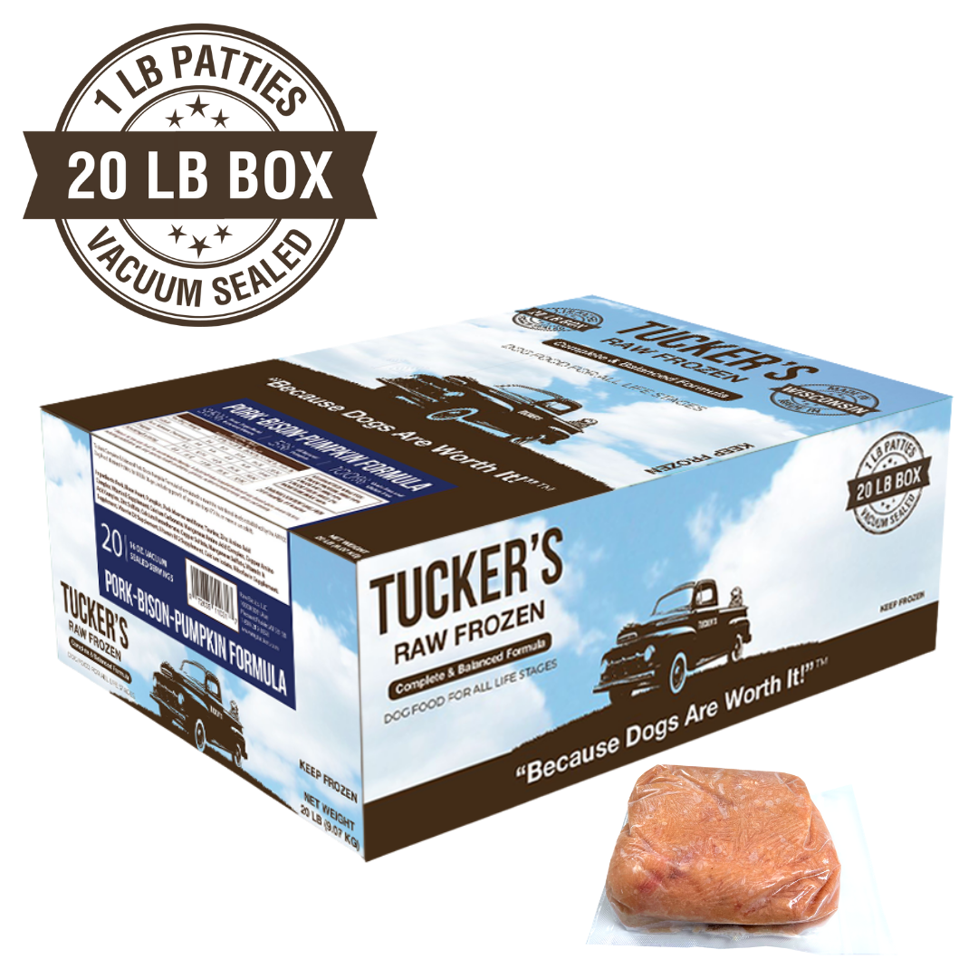 Tucker's Pork, Bison, and Pumpkin Frozen Raw Dog Food