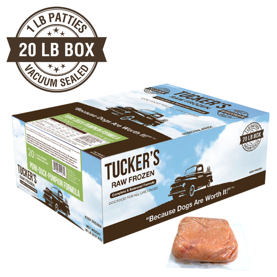 Tucker's Pork, Duck, and Pumpkin Frozen Raw Dog Food