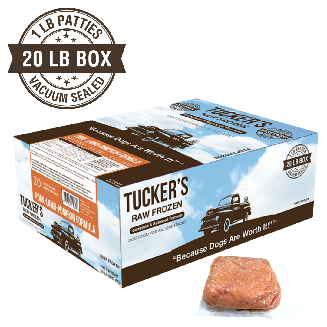 Tucker's Pork, Lamb, and Pumpkin Frozen Raw Dog Food