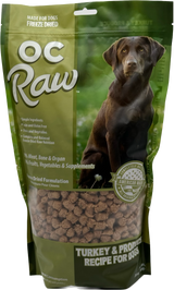 OC RAW FREEZE DRIED TURKEY AND PRODUCE
