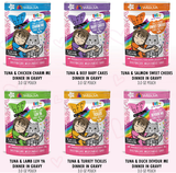 WERUVA CAT POUCH BFF GRAVY RAINBOW A GOGO VARIETY PACK
