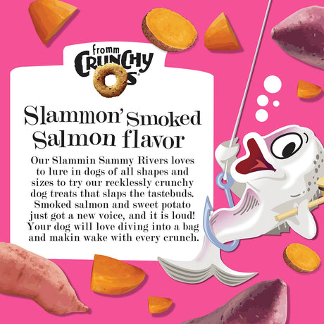 Fromm Crunchy O's Slammon Smoked Salmon Dog Treats