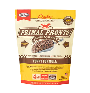 PRIMAL FROZEN RAW PUPPY 4LB PRONTO