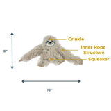 TALL TAILS PLUSH ROPE BODY SLOTH