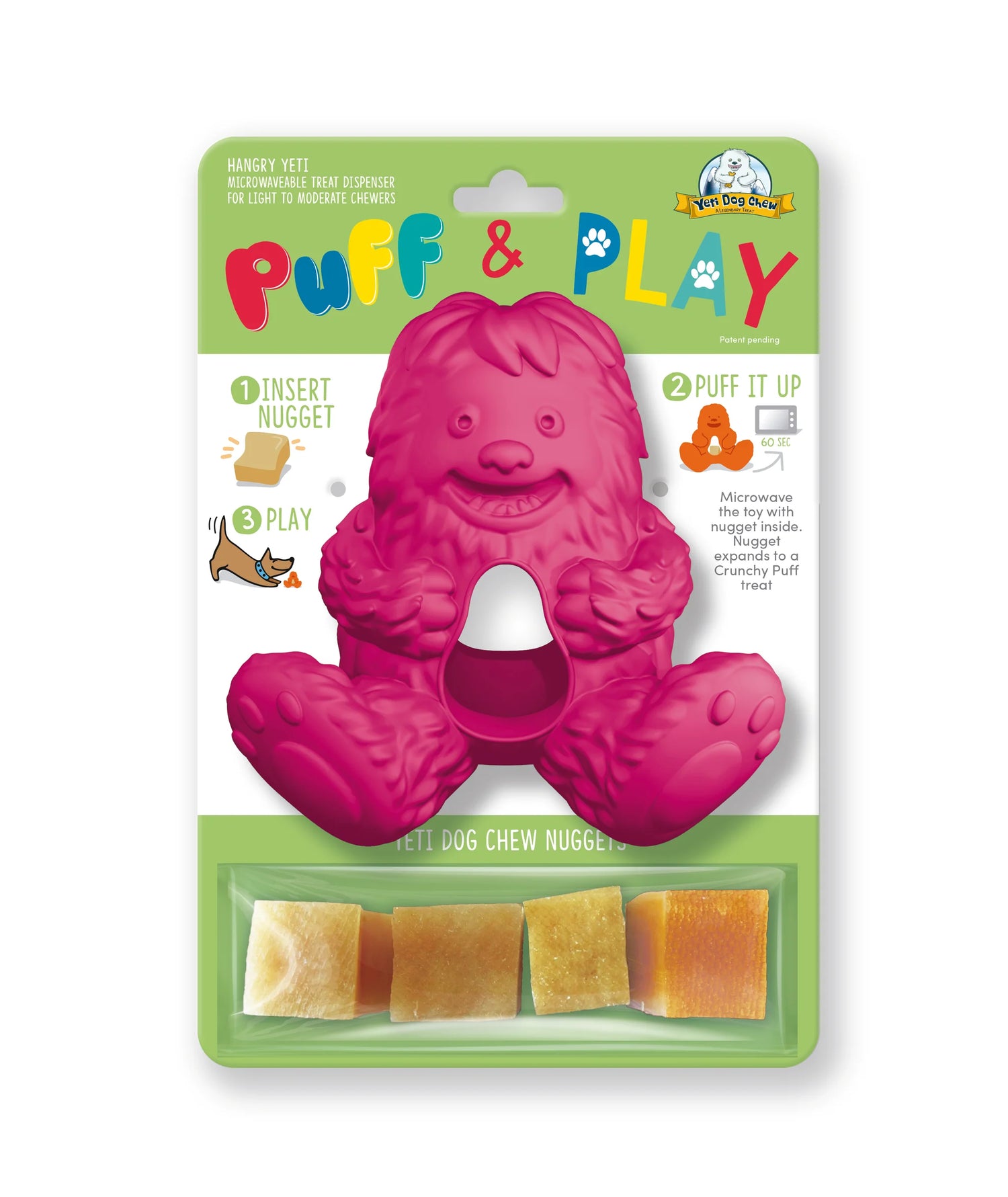 Yeti Puff and Play Dog Toy