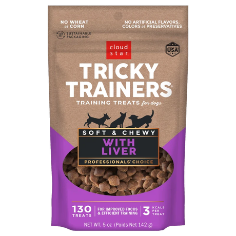 CLOUD STAR TRICKY TRAINER CHEWY LIVER 5OZ