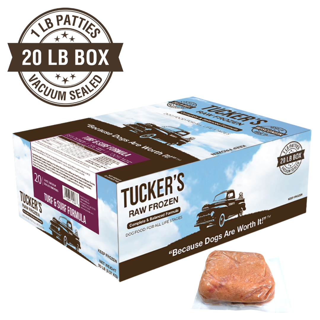 Tucker's Turf & Surf Frozen Raw Food for Dogs