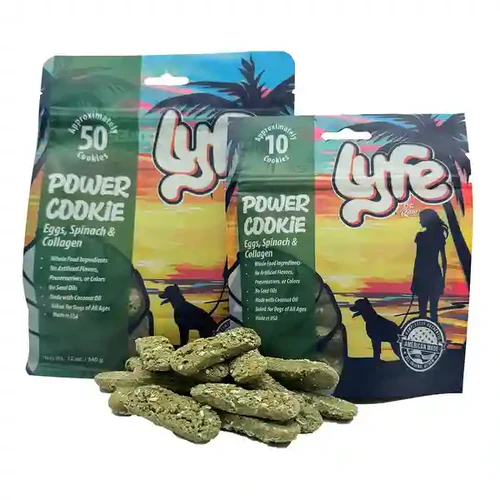 OC RAW LYFE POWER COOKIES EGGS, SPINACH, AND COLLAGEN 2.3OZ