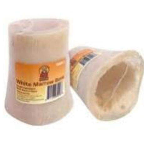 BARKING BUDDHA WHITE BONE M/L DOG