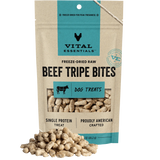 VITAL ESSENTIALS FREEZE-DRIED BEEF TRIPE BITES DOG TREATS 2.3OZ