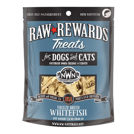 NW NATURALS FREEZE-DRIED TREATS WHITEFISH 2.5OZ