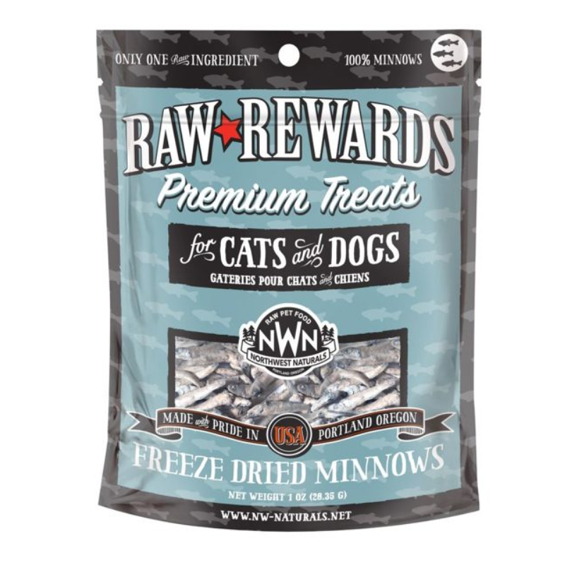 NW NATURALS FREEZE-DRIED TREATS MINNOWS 1OZ