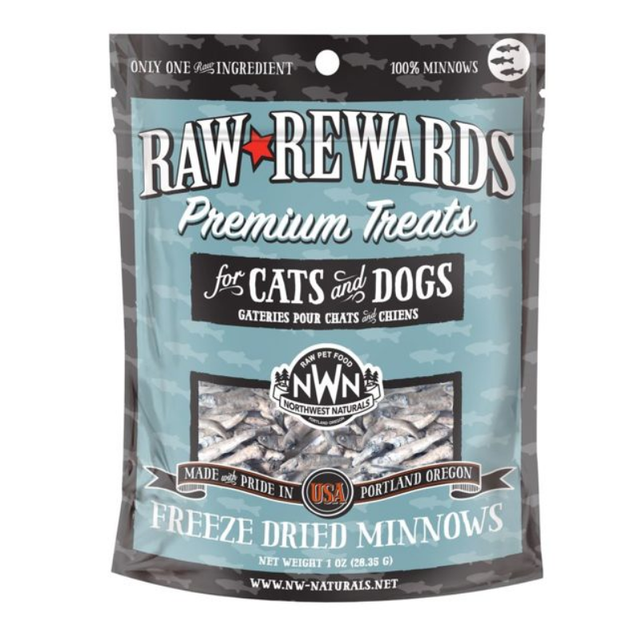 NW NATURALS FREEZE-DRIED TREATS MINNOWS 1OZ