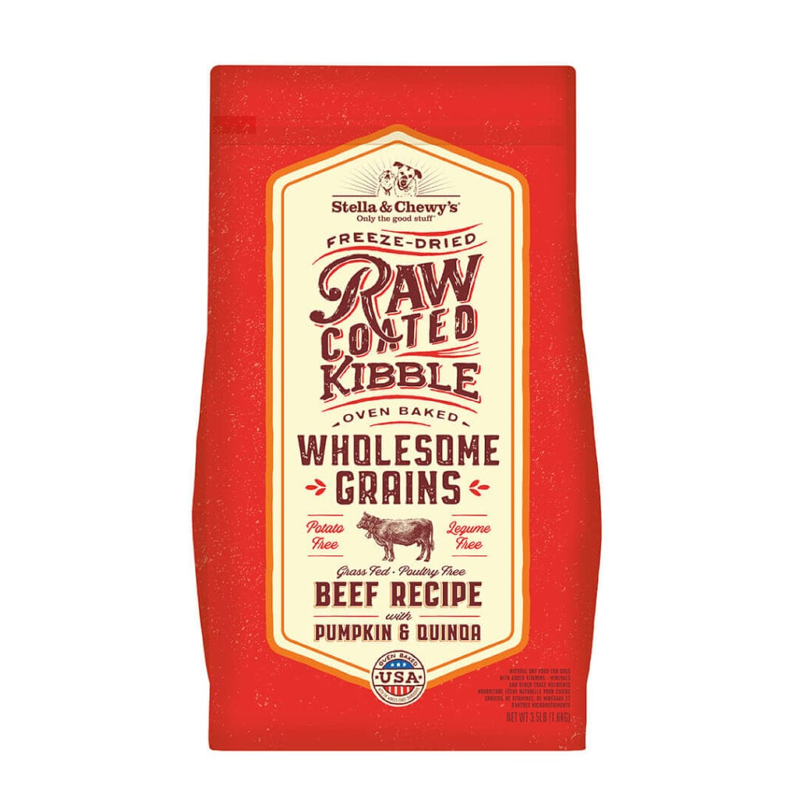 STELLA RAW COATED WHOLESOME GRAINS BEEF