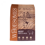 WHOLESOMES BEEF AND RICE 40LB